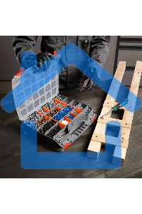 Органайзер STELS двухсторонний 325x280x85мм, пластик 90709