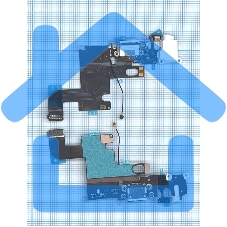 Шлейф разъема питания с аудио-разъемом для iPhone 6 белый