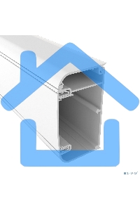 Кабель-канал 90 х 50 мм, с перегородкой, боковой и фронтальной крышками (2 метра) Dkc 09500