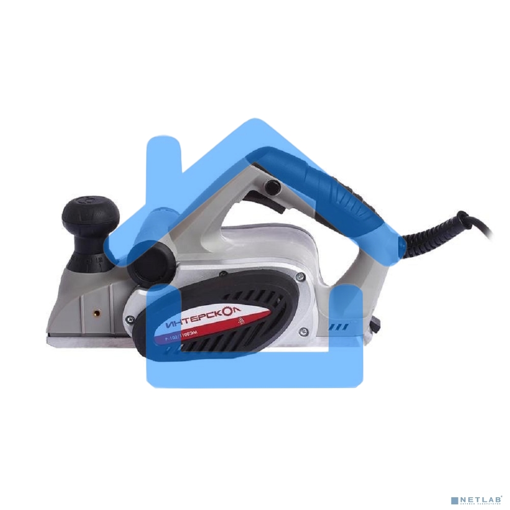 Рубанок ИНТЕРСКОЛ Р-102/1100ЭМ Рубанок 1100Вт,11000о/м,стр. до 2.5мм,шир стр. 102мм,3.8кг 70.1.1.00