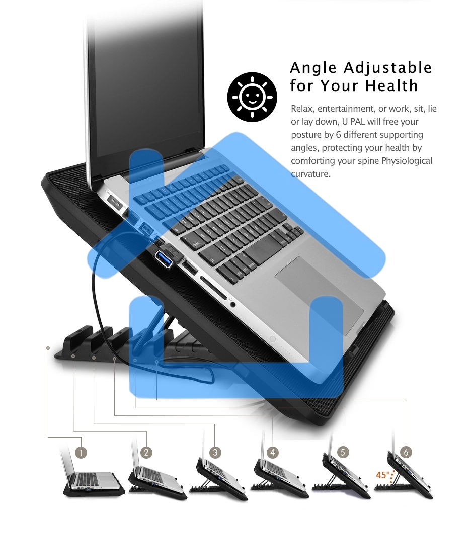 Подставка для ноутбука Deepcool U PAL 15.6