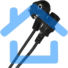 Кабель компьютер-розетка 220V (EURO) <VDE> 3G0,75мм2 VCOM CE021-CU 1,8 м