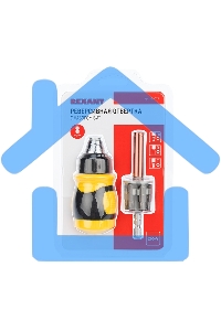 Набор 8 предметов с реверсивной отверткой Rexant