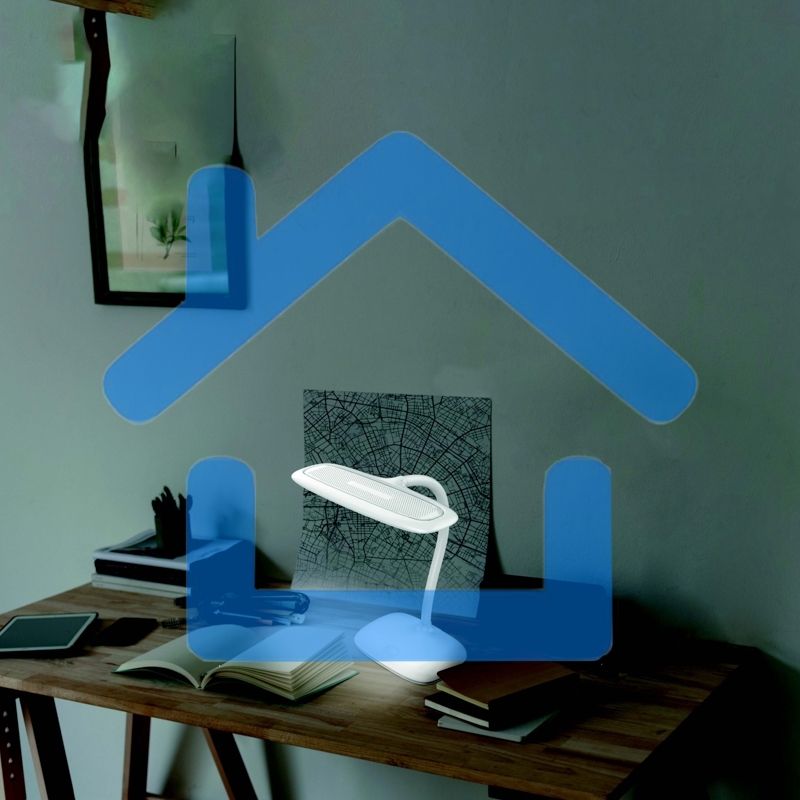 Светильник настольный Rexant Baoli, USB-зарядка устройств, вращение 360°
