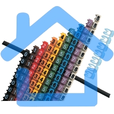 Маркер кабельный МКН комплект цифр 