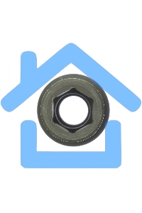 Головка ударная удлиненная шестигранная, 15 мм, 1/2