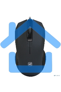 Мышь проводная Defender MM-310 черный, 1000 dpi, USB, кнопки - 3
