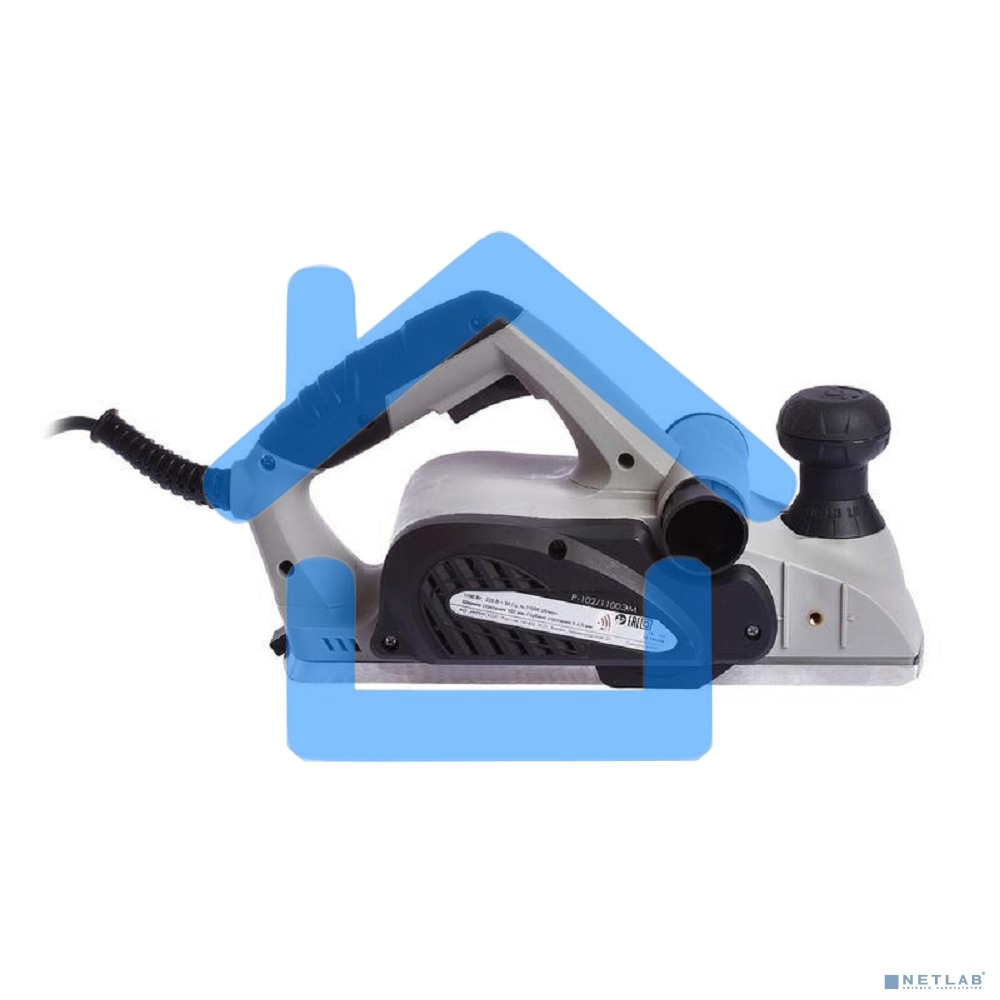 Рубанок ИНТЕРСКОЛ Р-102/1100ЭМ Рубанок 1100Вт,11000о/м,стр. до 2.5мм,шир стр. 102мм,3.8кг 70.1.1.00