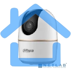 Мини-PT IP-видеокамера DAHUA DH-IPC-H4AP-0360B с Wi-Fi 2.4ГГц 4Мп, 1/3” CMOS, объектив 3.6мм, видеоаналитика, ИК до 10м