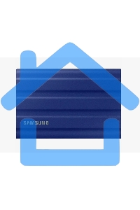 Внешний SSD Samsung T7 Shield, 2TB, USB 3.2 Gen 2 Type-C, R/W 1050/1000, синий
