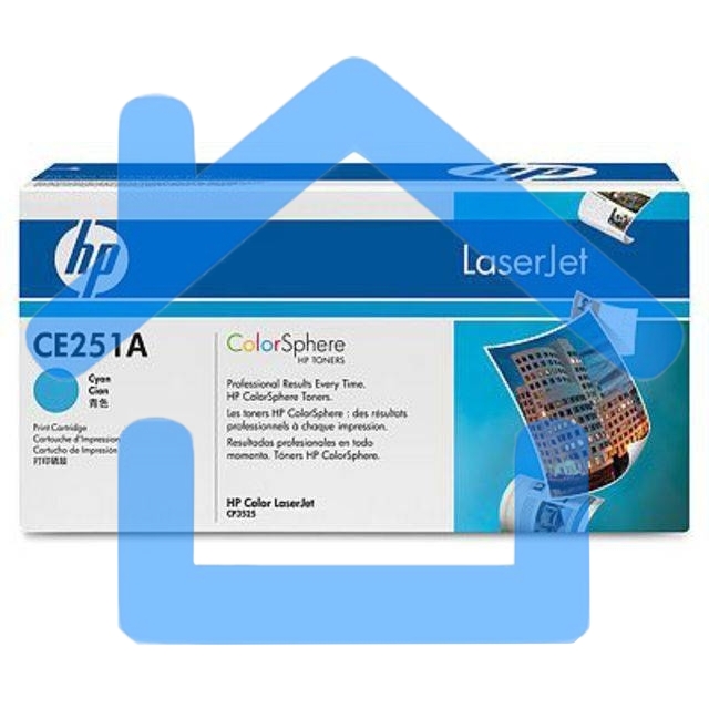 Картридж лазерный HP CE251A голубой для CLJ CM3530/CP3525 7000стр.