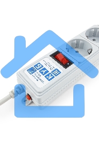 Сетевой фильтр POWER CUBE 1,9 м.* 5 розеток, серый