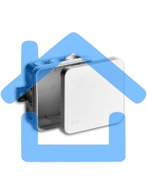 Коробка распр. ОП 85х85х35 IP54 Рувинил 67093Б