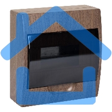 Щит ЩРН-П-8 IP41 темное дерево PROxima EKF pb40-n-8-dark