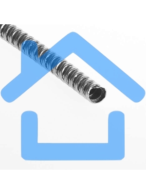 Металлорукав Р3-Ц-50 d50мм без протяжки (уп.15м) Рувинил Р3-Ц-50