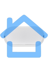 Светильник светодиодный пылевлагозащищенный Rexant ЖКХ-01 овал 12 Вт 1000 Лм IP65 177 мм 6500 K с микроволновым датчиком движения