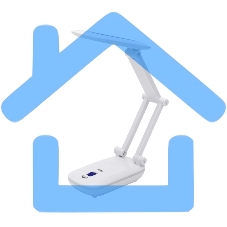 Светильник настольный Rexant Сиквел Про c солнечной панелью и с ночником, 220 В, LED, 5 Вт, 4000 К, бесступенчатое диммирование, заряжаемый, 2 ч автономной работы