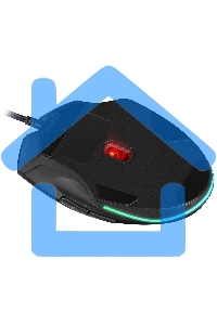 Мышь проводная Defender Wolverine GM-700L черный, 12800 dpi, USB, кнопки - 7