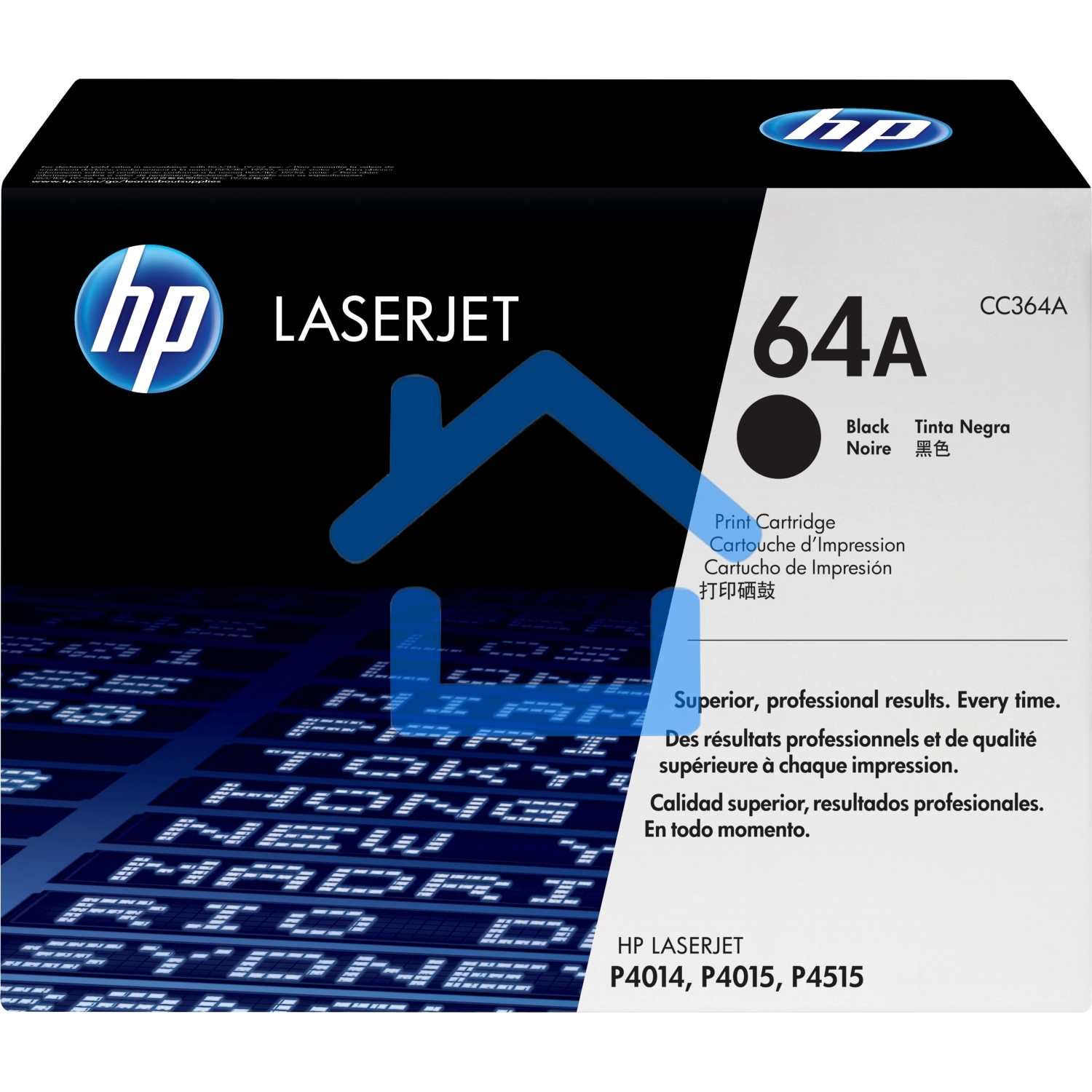Картридж лазерный HP CC364A черный LJ P4014/4015/4515 (10000стр.)