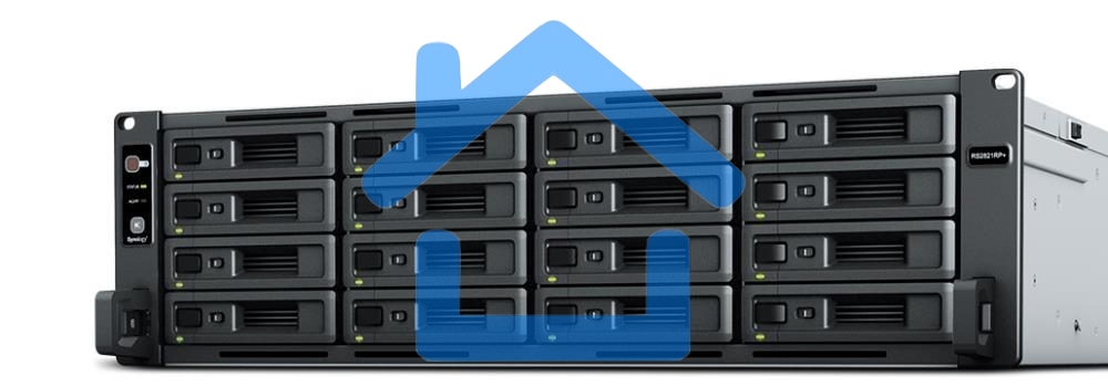 СХД стоечное исполнение 16BAY 3U RP NO HDD USB3 RS2821RP+ SYNOLOGY