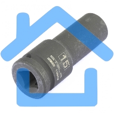 Головка ударная удлиненная шестигранная, 15 мм, 1/2