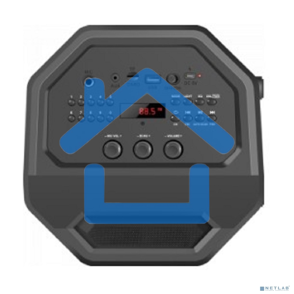 Портативная акустика Defender Rage 50 Вт Light/BT/FM/USB/LED/TWS черный