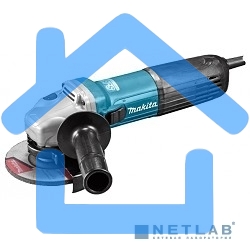 Шлифовальная машина Makita GA5040C УШМ,ф125мм, 1400Вт,2800-11000об\м,2.5кг,кор,муфта SJSII,anti-restart,пл. пуск