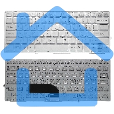 Клавиатура для ноутбука Sony Vaio VPC-SD VPC-SB серебристая