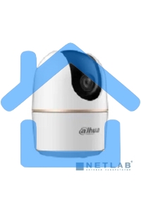 Мини-PT IP-видеокамера DAHUA DH-IPC-H4AP-0360B с Wi-Fi 2.4ГГц 4Мп, 1/3” CMOS, объектив 3.6мм, видеоаналитика, ИК до 10м