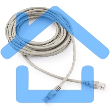 Патч-корд медный UTP Cablexpert PP10-7.5M кат.5, 7.5м, литой, многожильный (серый)