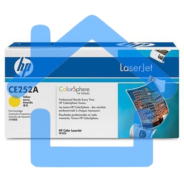 Картридж лазерный HP CE252A желтый для CLJ CM3530/CP3525 7000стр.