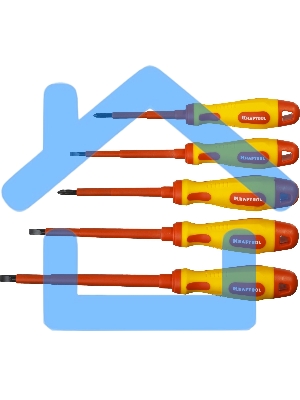 Набор KRAFTOOL EXPERT 250088-H6 Cr-Mo-V сталь. SL: 2.5. 4. 5.5. 6.5. PH: № 1. № 2. 6 предметов