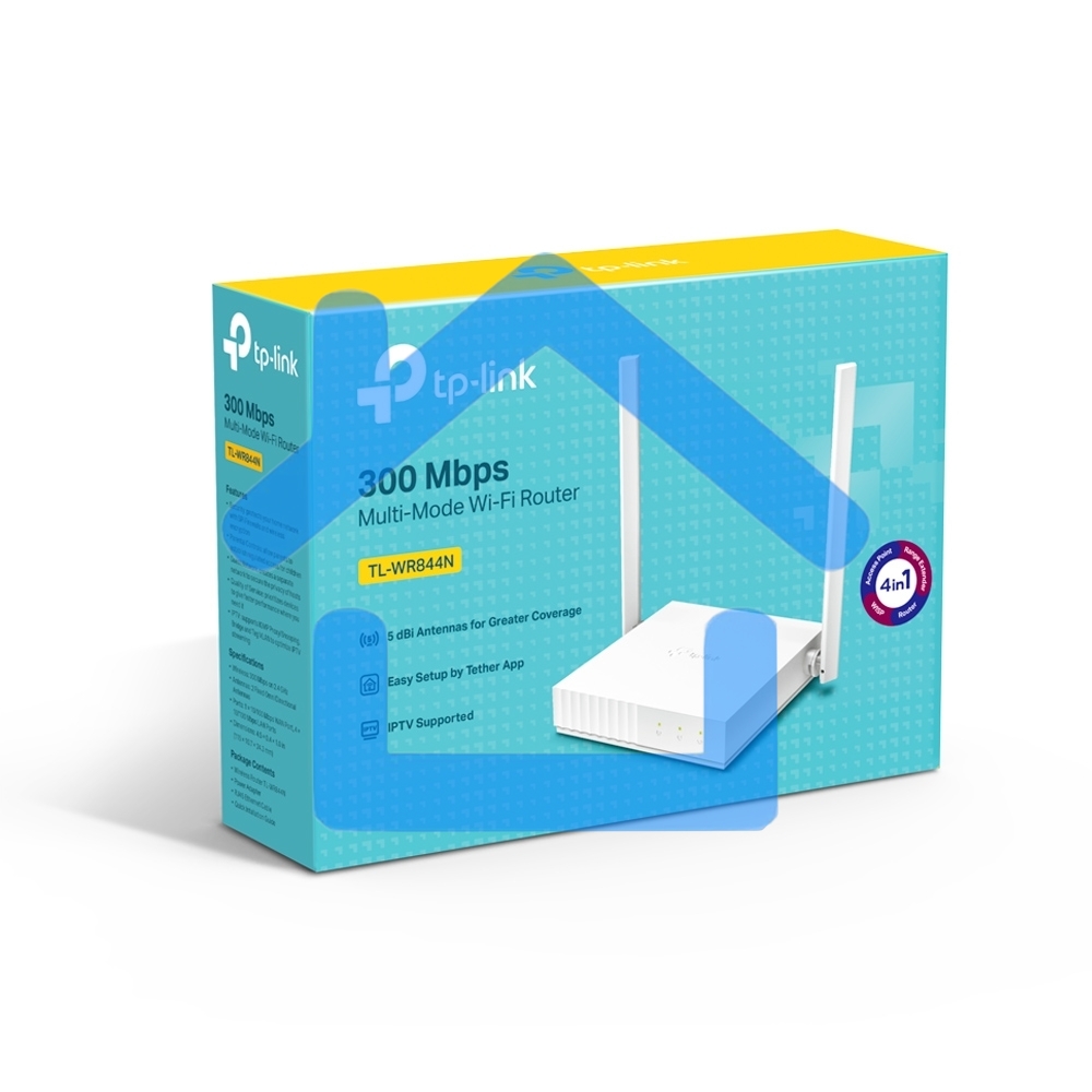Роутер беспроводной TP-Link TL-WR844N N300 10/100BASE-TX белый