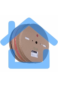 Термоусаживаемая трубка Rexant 12,0/6,0 мм, черная (бухта 100 м)