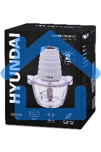 Измельчитель электрический Hyundai HYC-G2110 1л. 200Вт белый