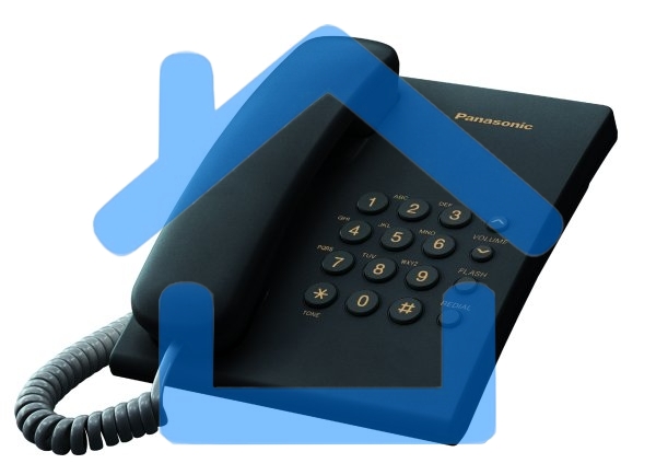 Телефон проводной Panasonic KX-TS2350RUB черный повтор номера, регул-ка громкости, кр.на стену