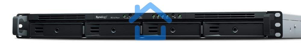 СХД стоечное исполнение 4BAY 1U NO HDD USB3 RS1619XS+ SYNOLOGY