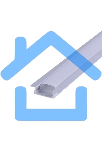 Комплект врезного алюминиевого профиля с рассеивателем, 22х6мм, 1м Rexant