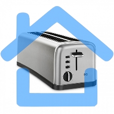 Тостер BQ T2003 Steel-Black, Мощность 1500 Вт, 6 степеней поджаривания