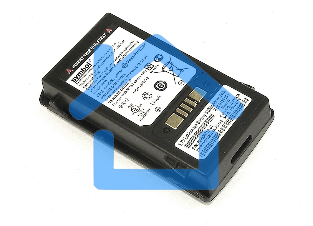 Аккумуляторная батарея для терминала сбора данных Zebra/Motorola Symbol MC3200 MC3300 серий 5200 mAh