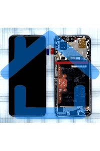 Дисплей для Huawei Nova 9 SE в сборе с тачскрином, панелью и аккумулятором (SPY 02354UWA), белый