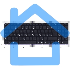 Клавиатура для ноутбука MSI CR640 CX640, черная c рамкой, большой (вертикальный) Enter