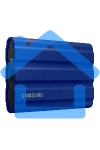 Внешний SSD Samsung T7 Shield, 2TB, USB 3.2 Gen 2 Type-C, R/W 1050/1000, синий