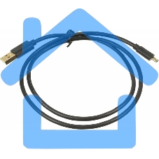 Кабель USB2.0 2A Square Connector USB A (m)/micro USB B (m) 0.75м Позолоченные контакты