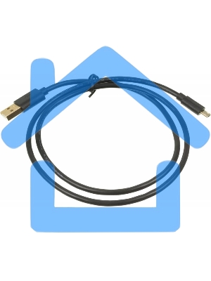 Кабель USB2.0 2A Square Connector USB A (m)/micro USB B (m) 0.75м Позолоченные контакты