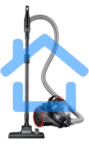 Пылесос Samsung VC15K4116VR/EV красный/черный, 390/1500 Вт, уборка сухая, пылесборник контейнер 1.3 л