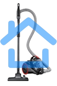 Пылесос Samsung VC15K4116VR/EV красный/черный, 390/1500 Вт, уборка сухая, пылесборник контейнер 1.3 л