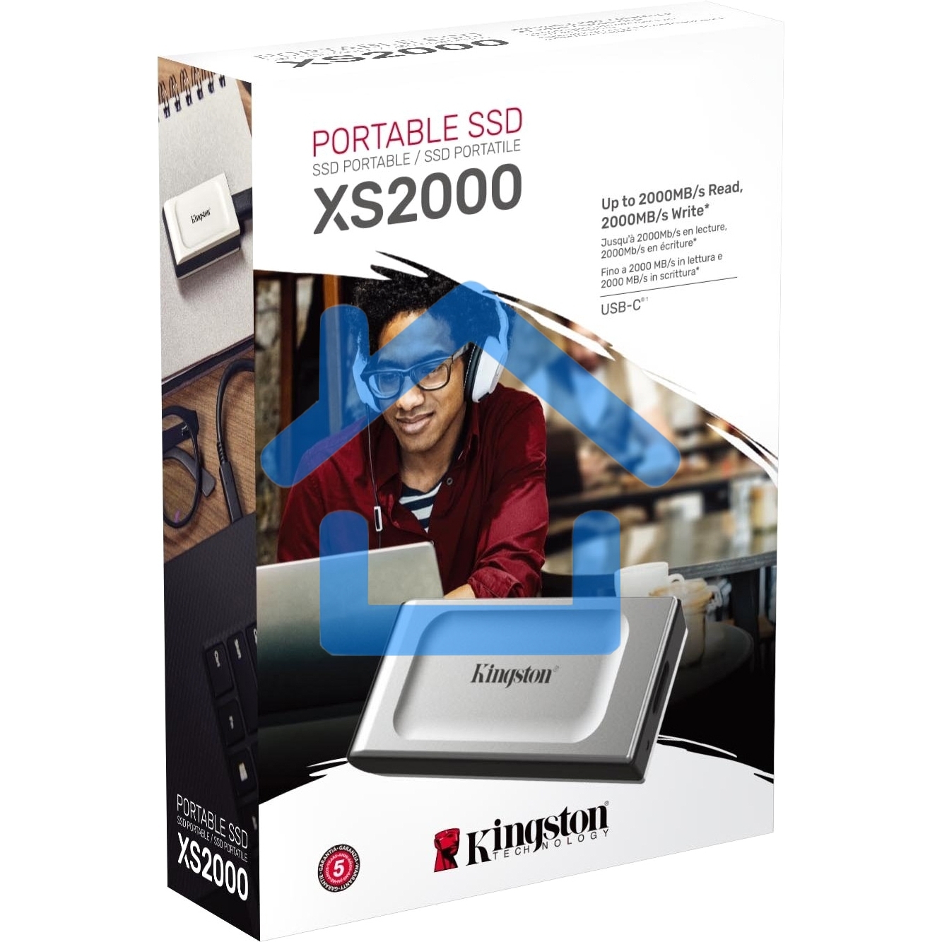Накопитель SSD Kingston USB 3.2 4Tb SXS2000/4000G XS2000 1.8