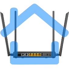 Маршрутизатор D-Link DVG-5402G/GFRU/S1A