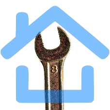 Ключ рожковый, 8 х 10 мм, желтый цинк Сибртех